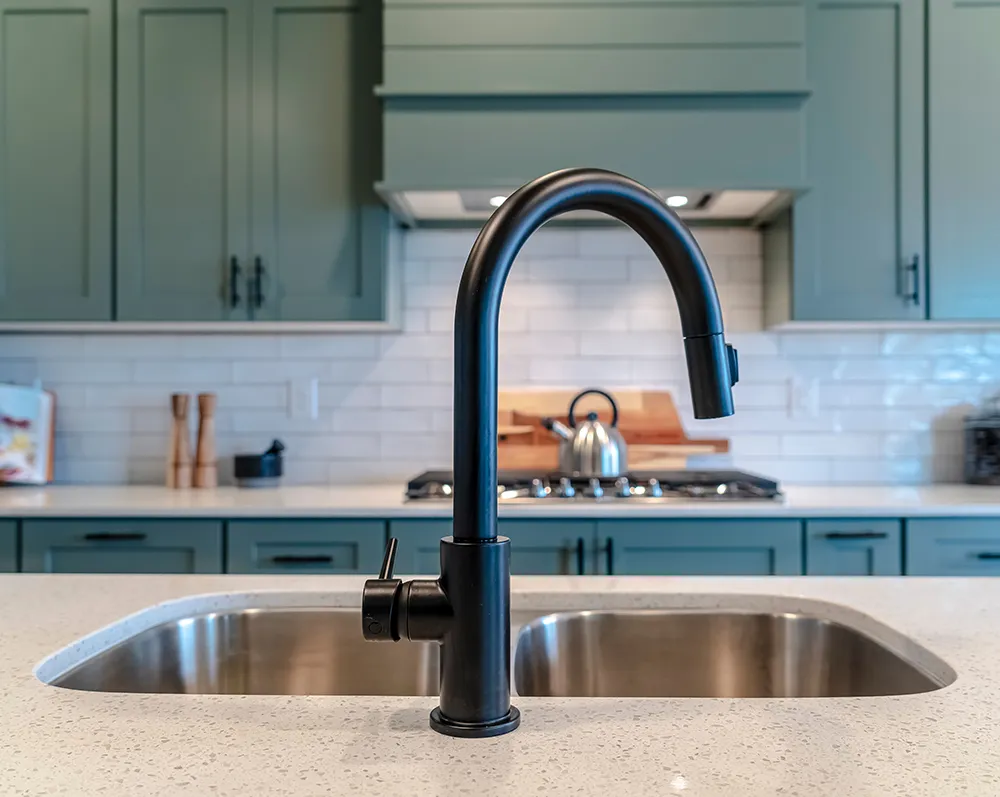 modern sink and faucet